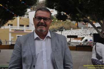 Lección escolar en el pregón de San Roque (Foto TF)